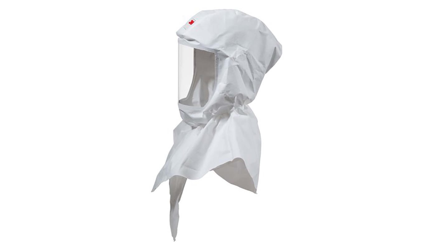 3M S-707 White No Polypropylene Protective Hood, Resistant to Dust, Liquid Splash