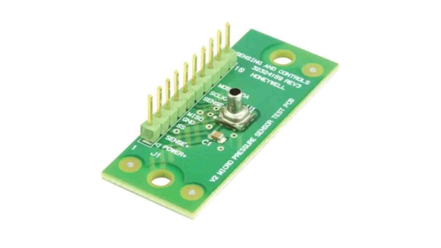 Honeywell MPR Series Sensor Mounted on a Breakout Board 分路板