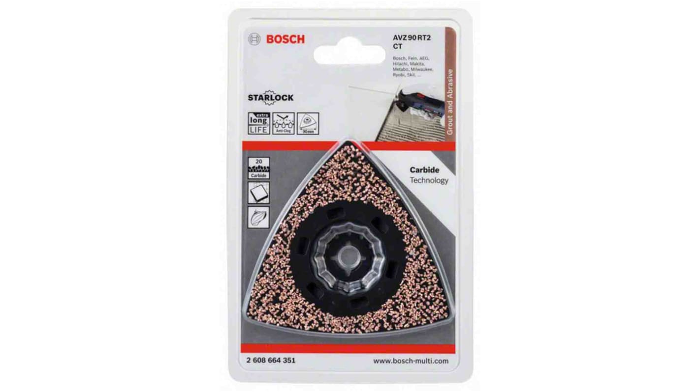 Bosch Carbide Sanding Disc, 90mm, Coarse Grade, 20 Grit, 2 608 664 351