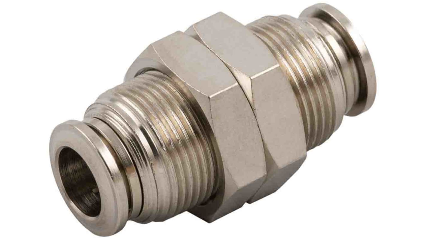 RS PRO 57000 Series Push-in Fitting, Push In 12 mm to Push In 12 mm, Tube-to-Tube Connection Style