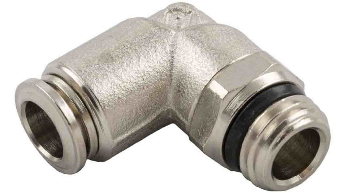 RS PRO Push-in Fitting, Uni 1/4 Male to Push In 8 mm, Threaded-to-Tube Connection Style