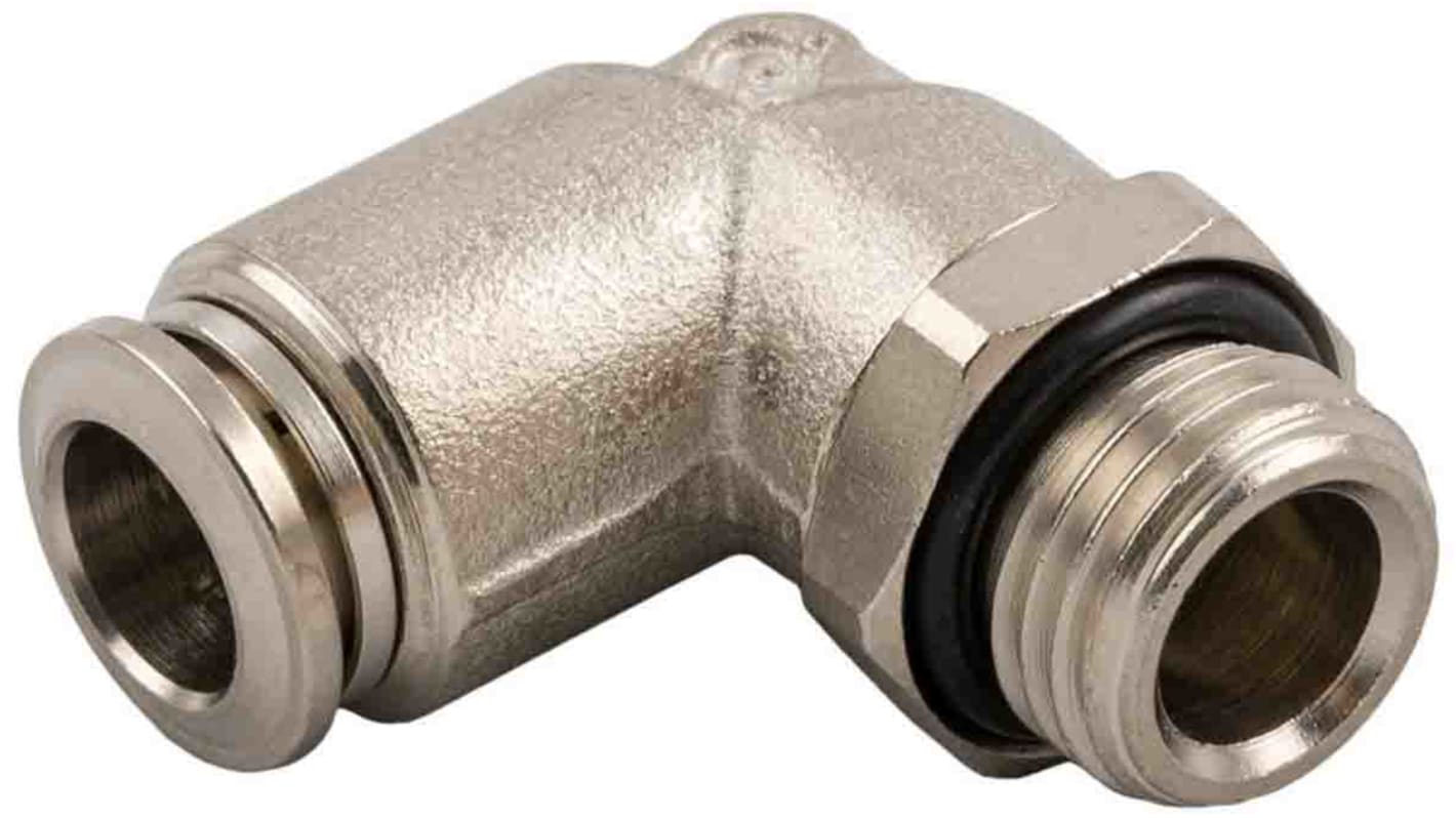 RS PRO Push-in Fitting, G 1/8 Male to Push In 4 mm, Threaded-to-Tube Connection Style