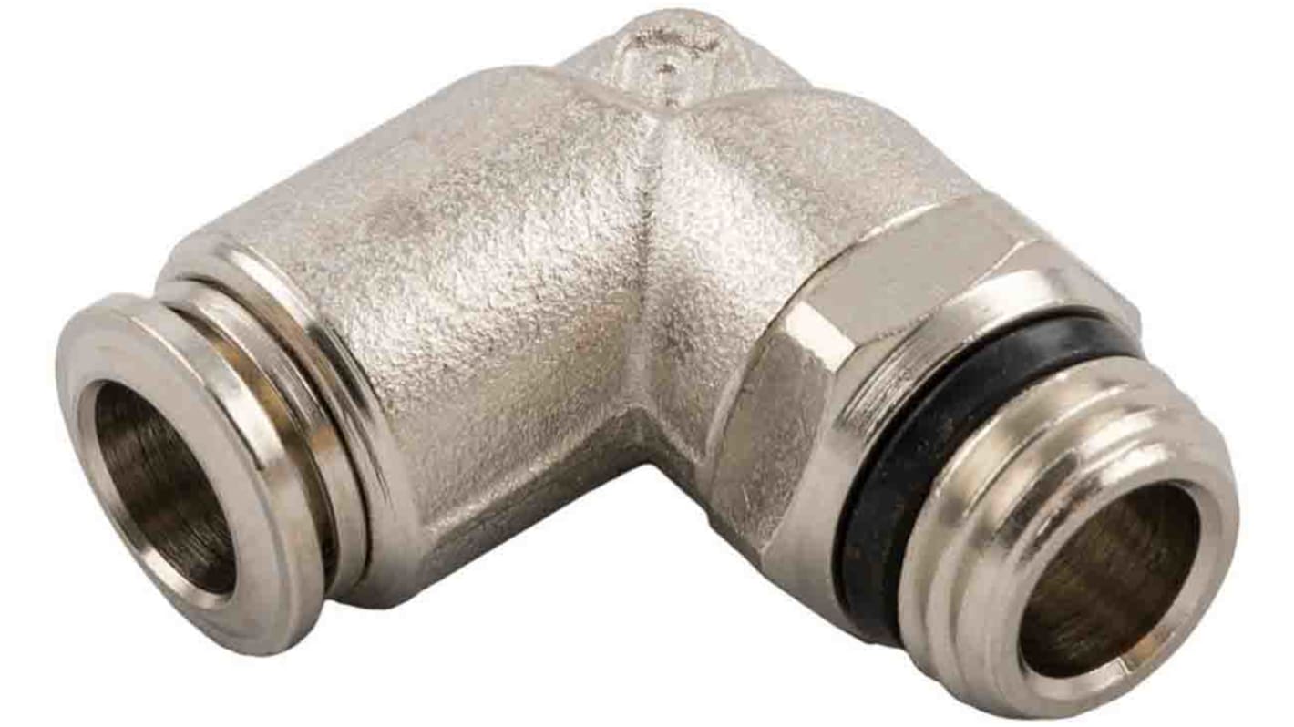RS PRO Push-in Fitting, G 3/8 Male to Push In 14 mm, Threaded-to-Tube Connection Style
