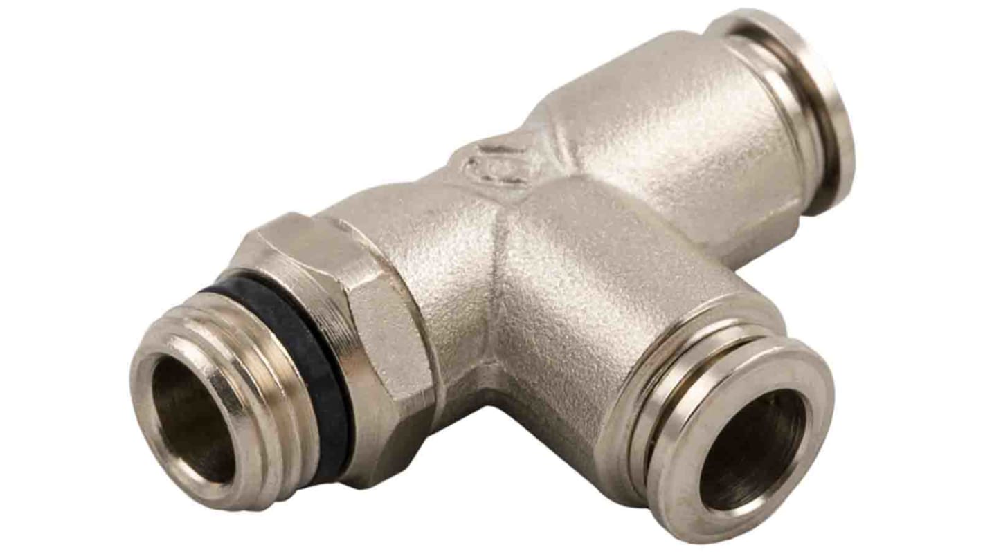 RS PRO Push-in Fitting, Push In 6 mm to Push In 6 mm, Threaded-to-Tube Connection Style