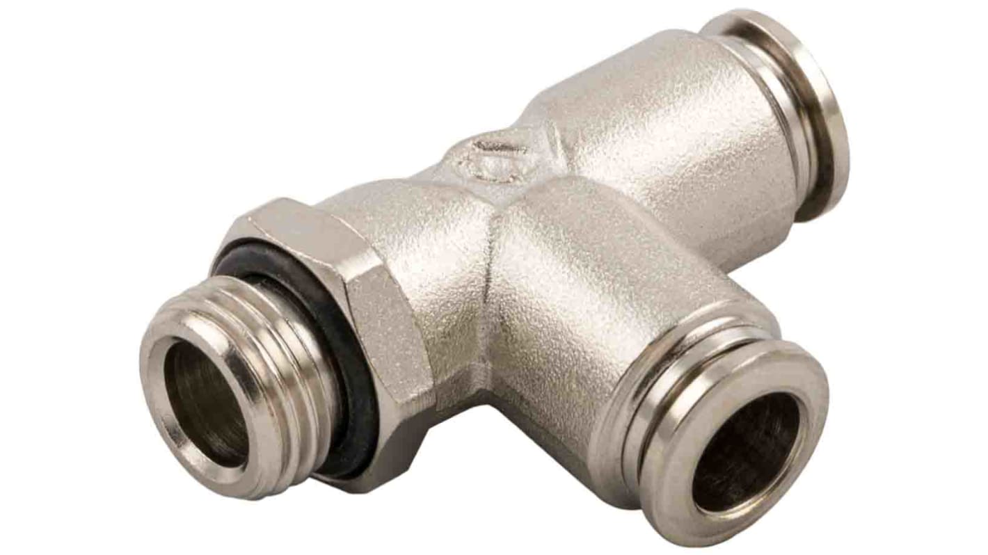 RS PRO 镀镍黄铜快插接头气管接头, 推入式4 mm转推入式4 mm