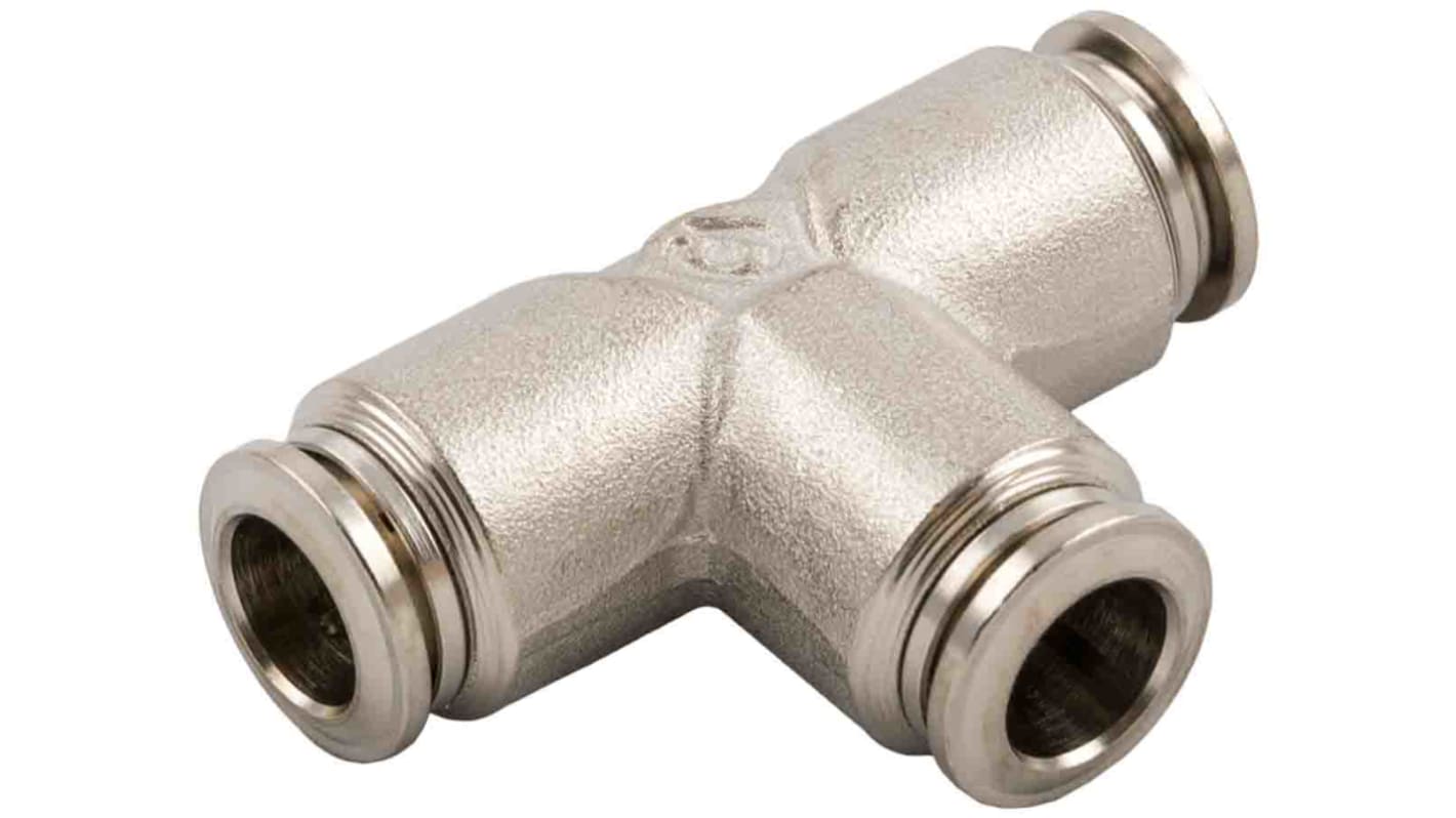 RS PRO Push-in Fitting Push In 6 mm, Push In 6 mm to Push In 6 mm, Tube-to-Tube Connection Style