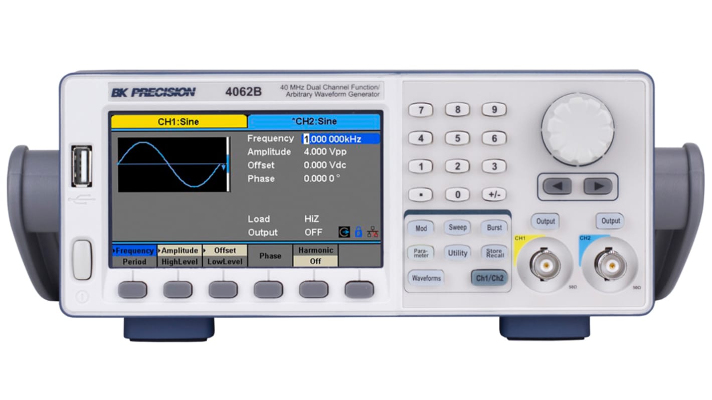 BK Precision 4062B Arbitrary Waveform Generator, 1 μHz Min