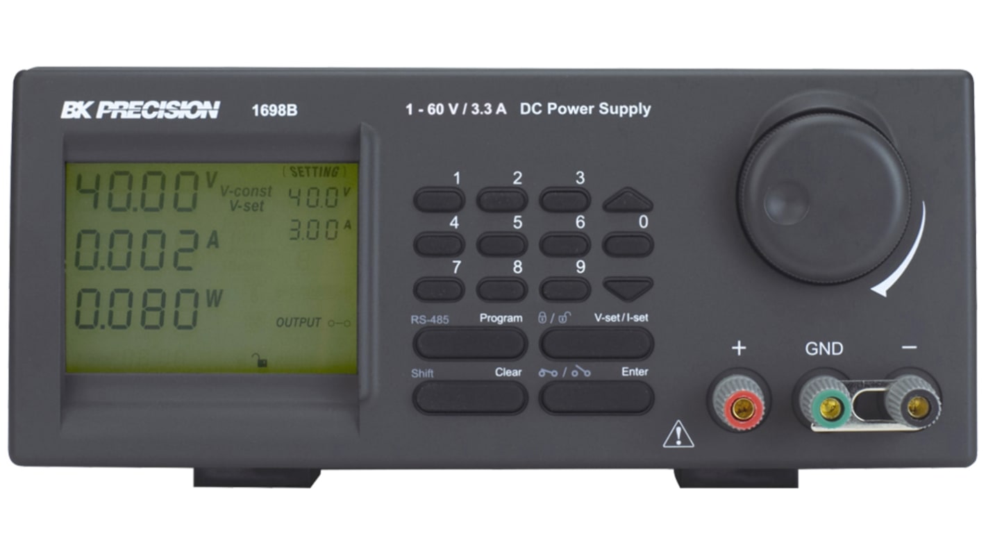 BK Precision 1697B Series Digital Bench Power Supply, 1 → 40V, 1 → 5A, 1-Output, 200W