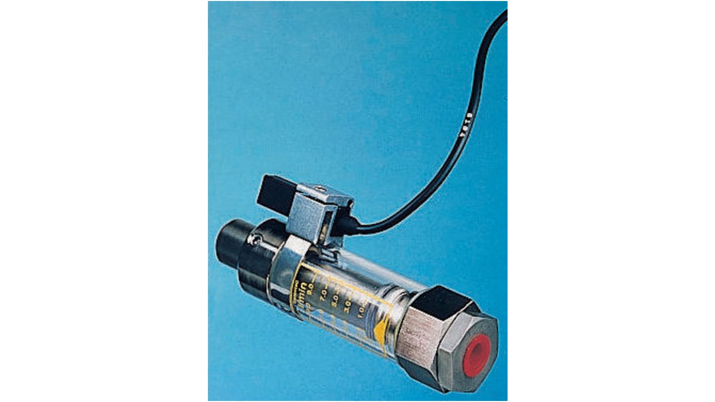 Parker SO Series Variable Area Flow Meter, 1 L/min Min, 9 L/min Max