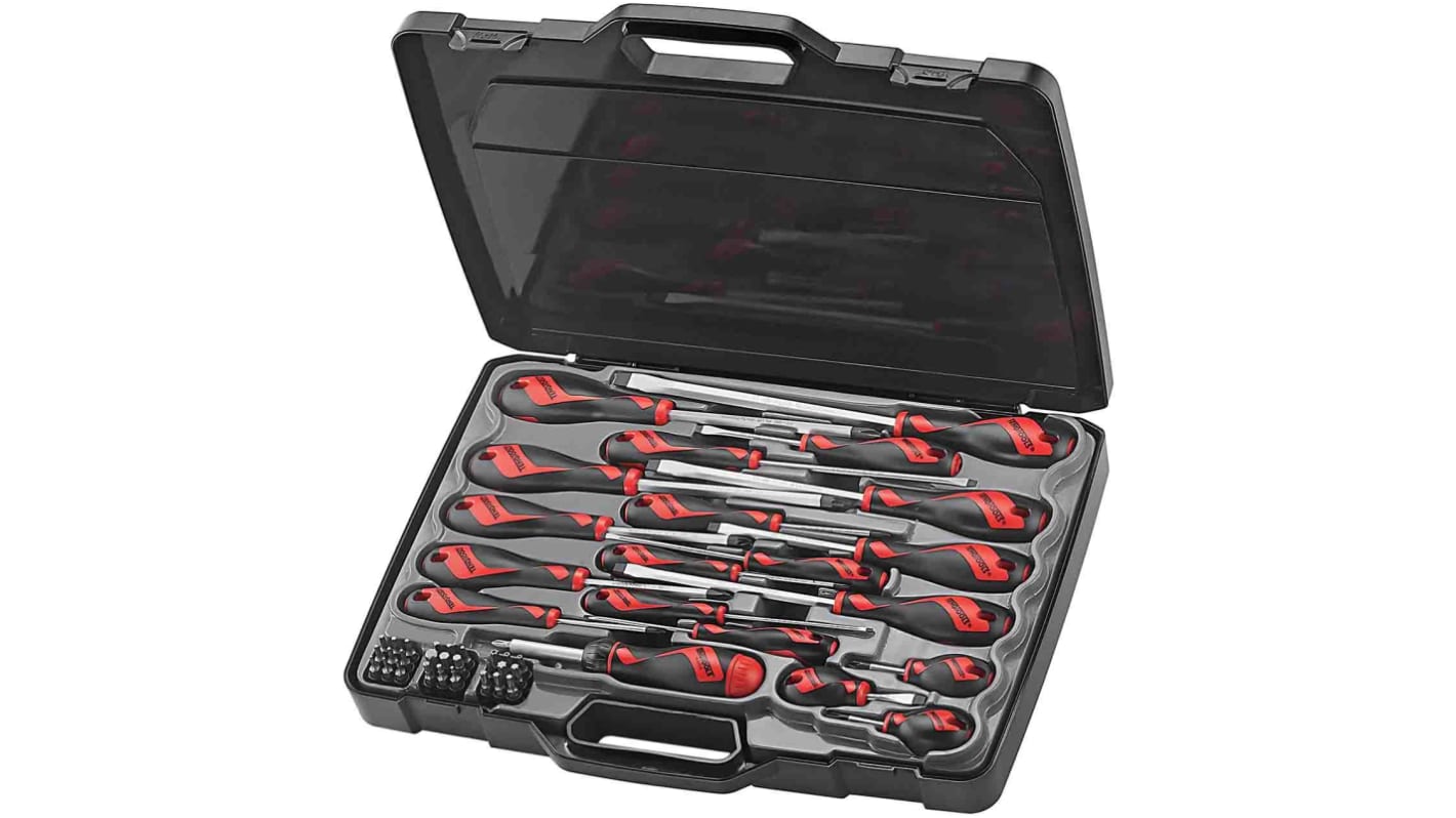 Teng Tools MD9053N Slotted Bit Holder & Standard Screwdriver Set, 53-Piece