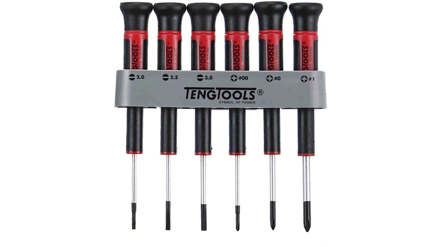 Teng Tools MDM706 Precision Screwdriver Set, 6-Piece