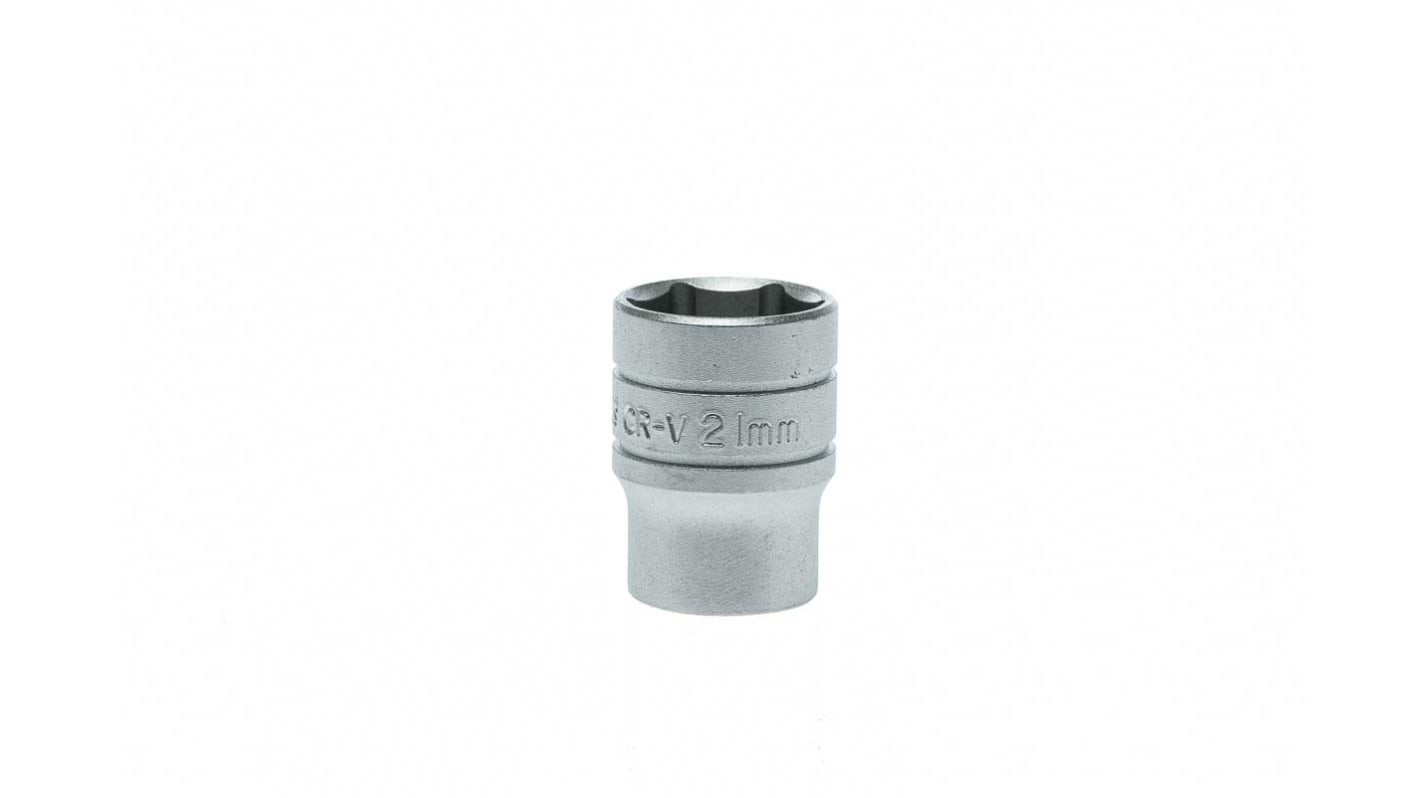 Teng Tools ソケット 1/2インチ, ソケットサイズ:21mm, 長さ:38 mm