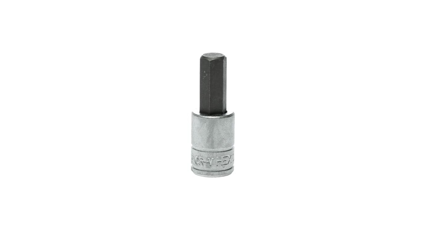 Teng Tools 3/8 in Drive Bit Socket, Hex Bit, 10mm