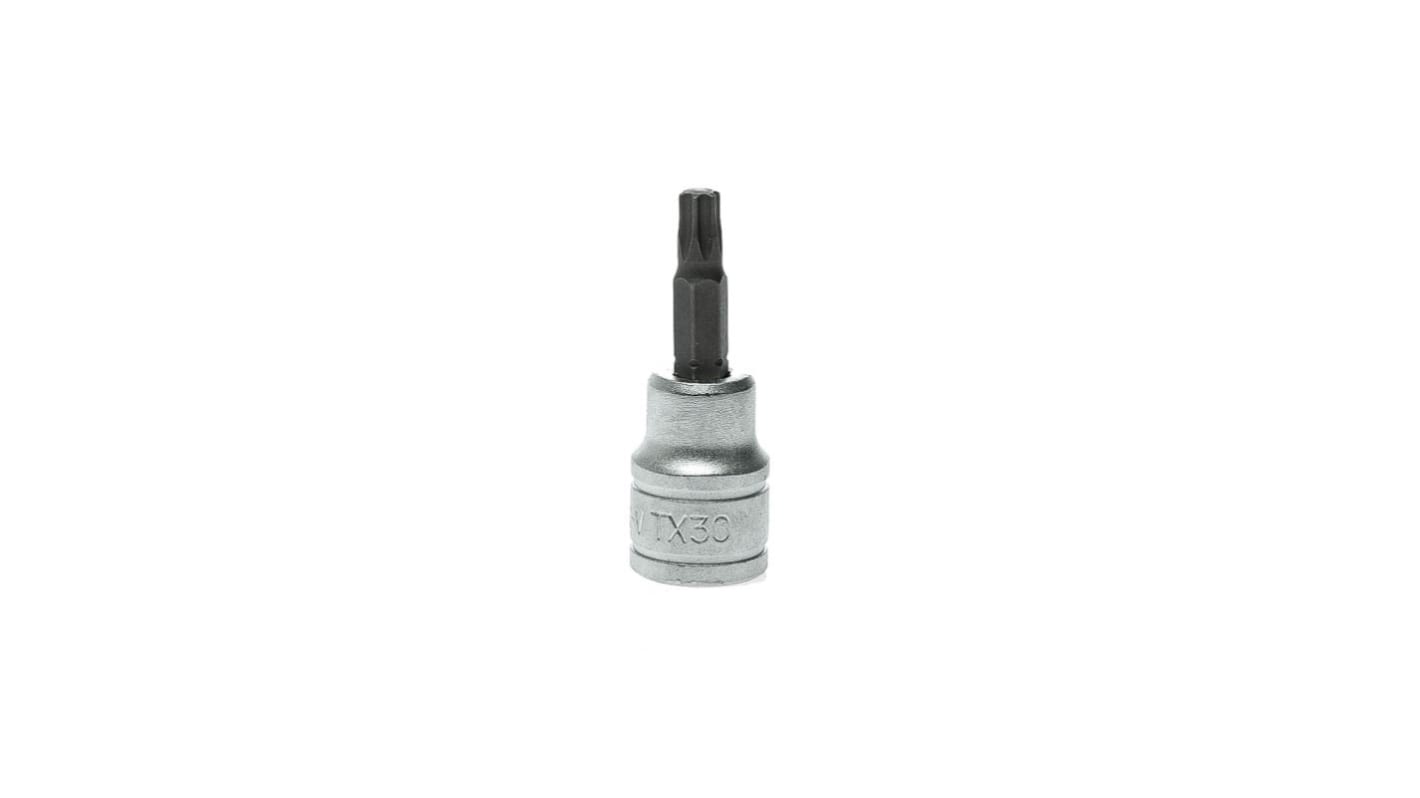 Teng Tools 3/8 in Drive Bit Socket, Torx Bit, T30