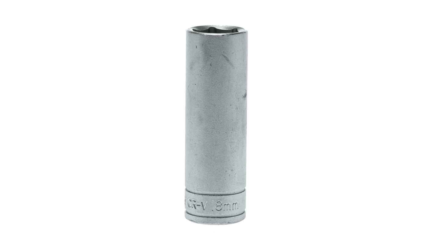 Nástrčná hlavice 1/2 palce pohon 18mm Hluboká zásuvka, celková délka: 79 mm Teng Tools