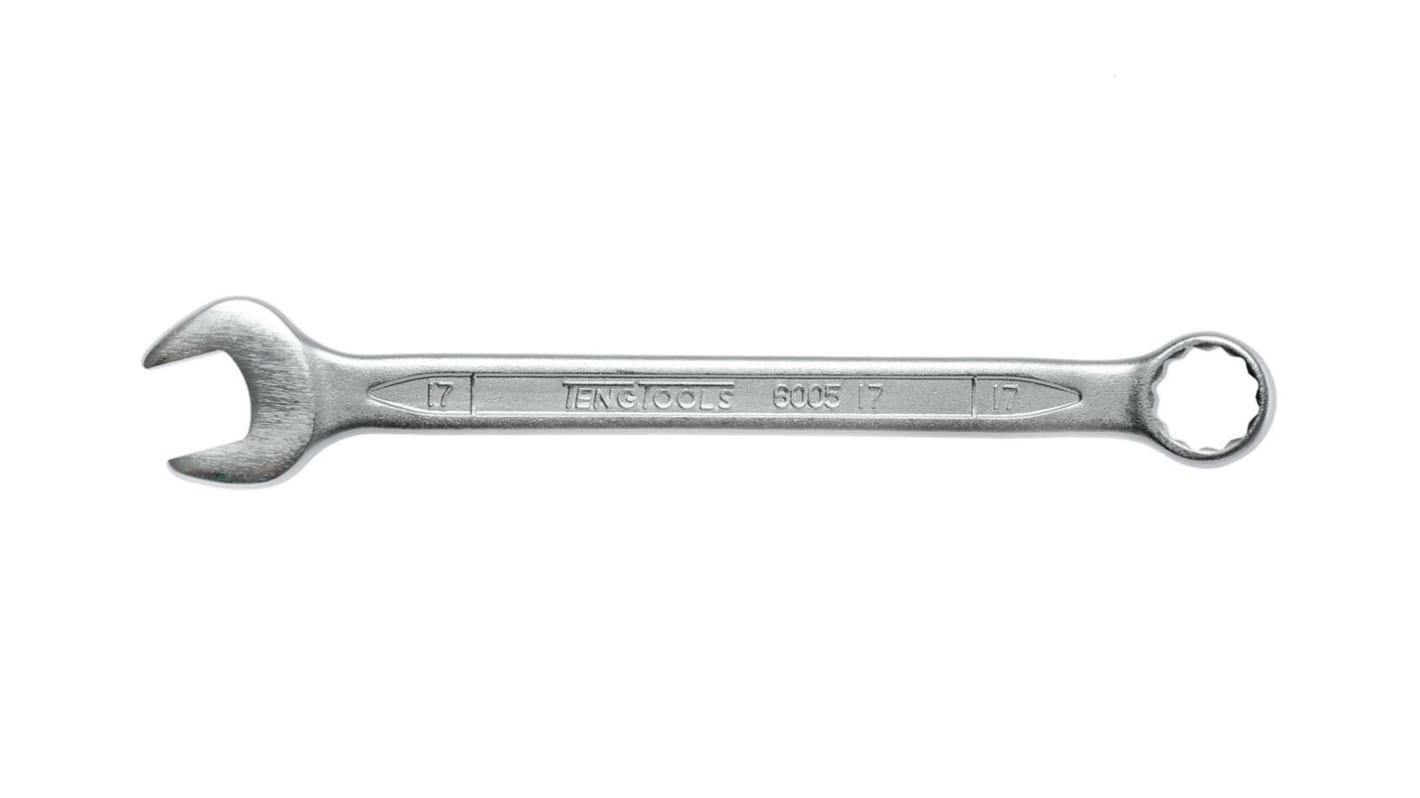 Teng Tools Combination Spanner, 17mm, 210 mm Overall