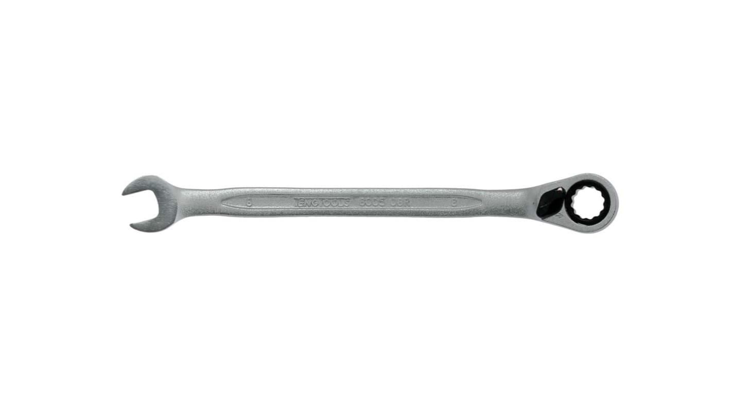 Teng Tools Combination Ratchet Spanner, 8mm, 140 mm Overall