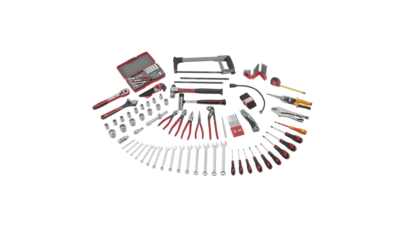 Teng Tools 144 Piece Automotive Tool Kit with Case