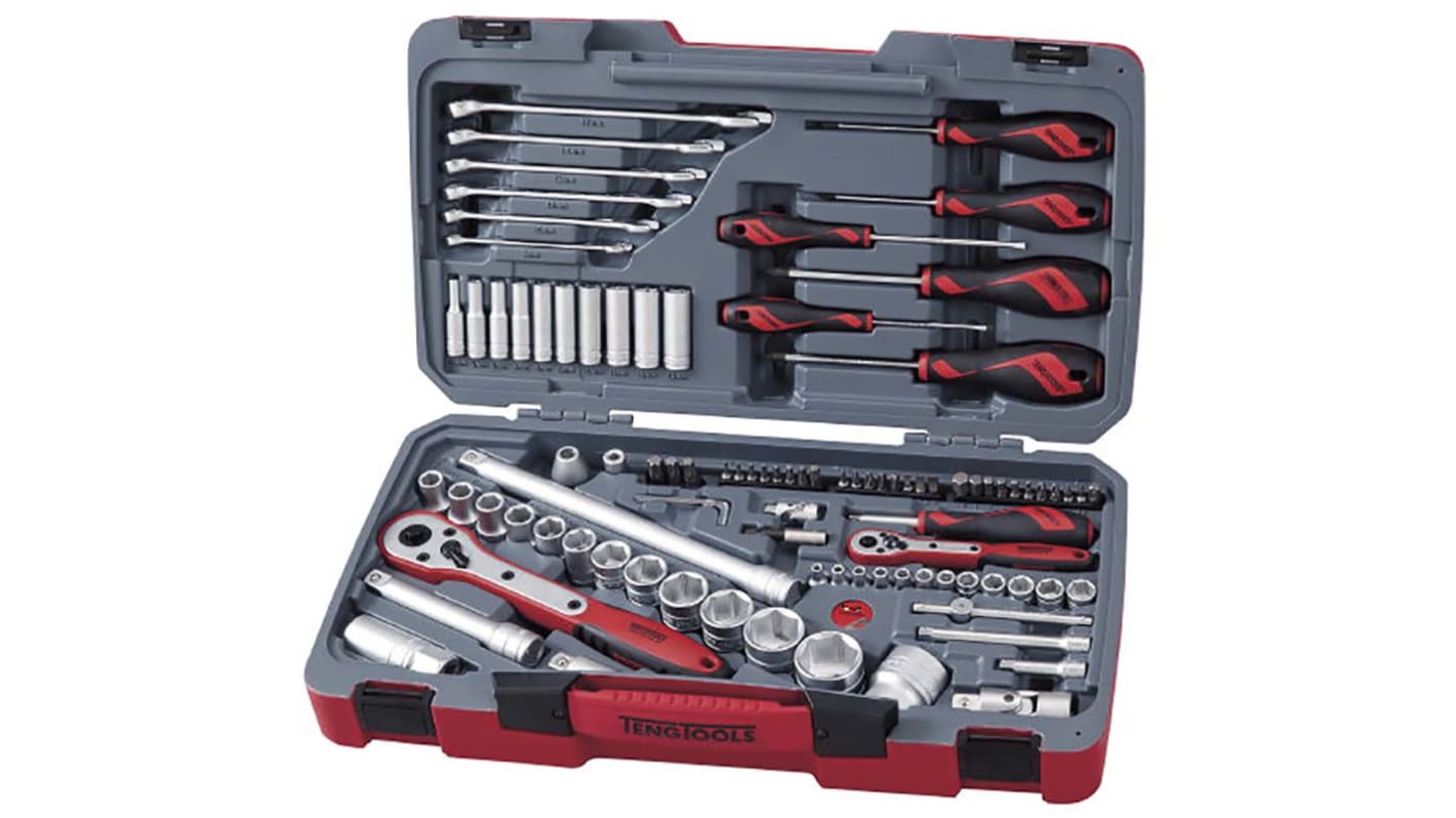 Teng Tools 95 Piece Automotive Tool Kit with Case