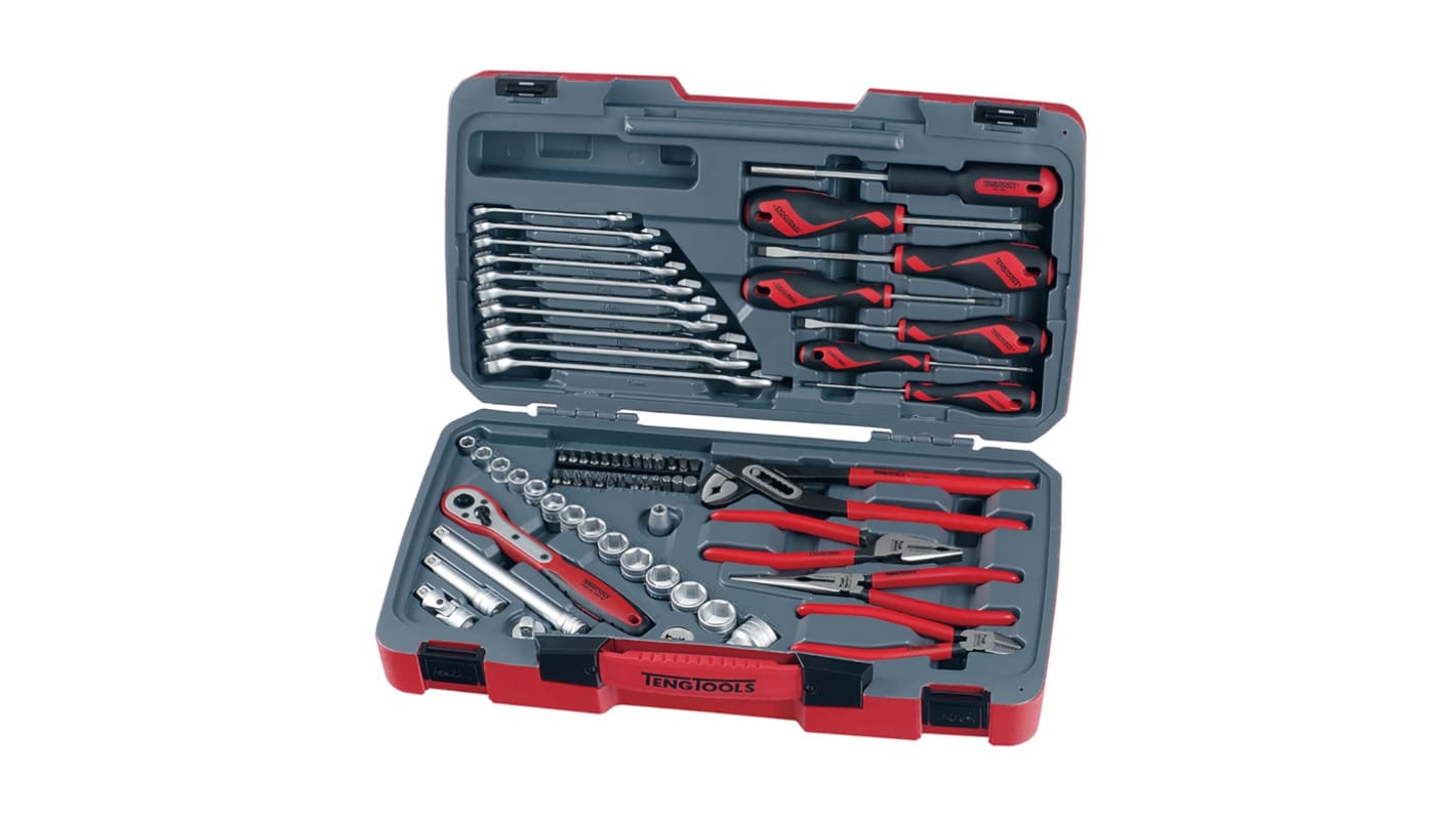 Teng Tools 67 Piece Automotive Tool Kit with Case