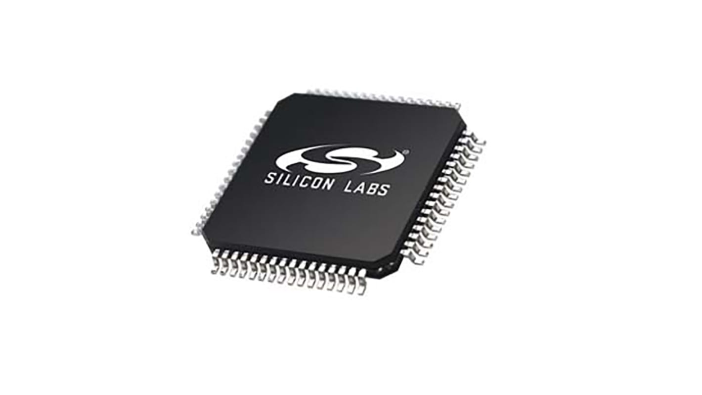 Silicon Labs EFM32单片机, ARM Cortex M3内核, 64针, TQFP, 最大48MHz, 256 kB 闪存