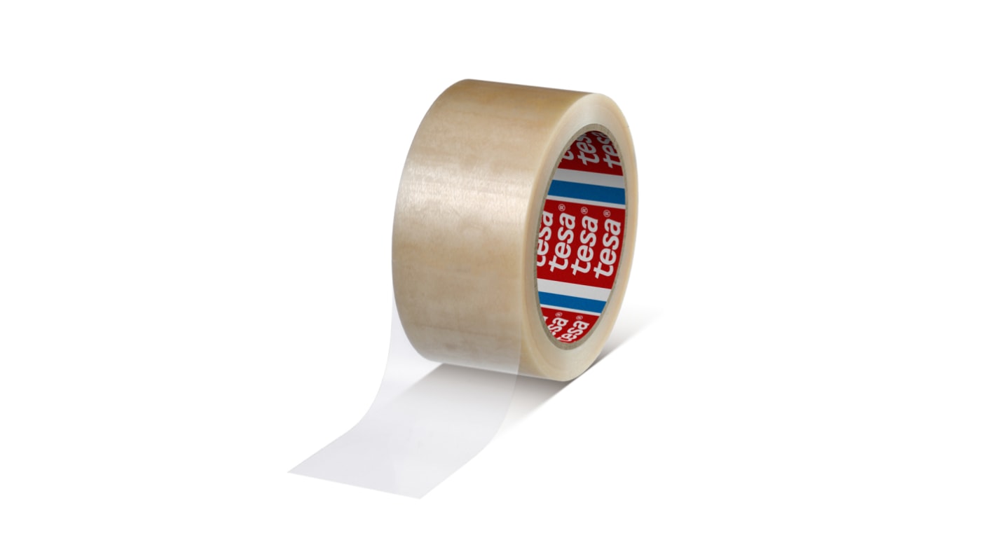 Tesa 4120 Transparent Packing Tape, 66m x 50mm