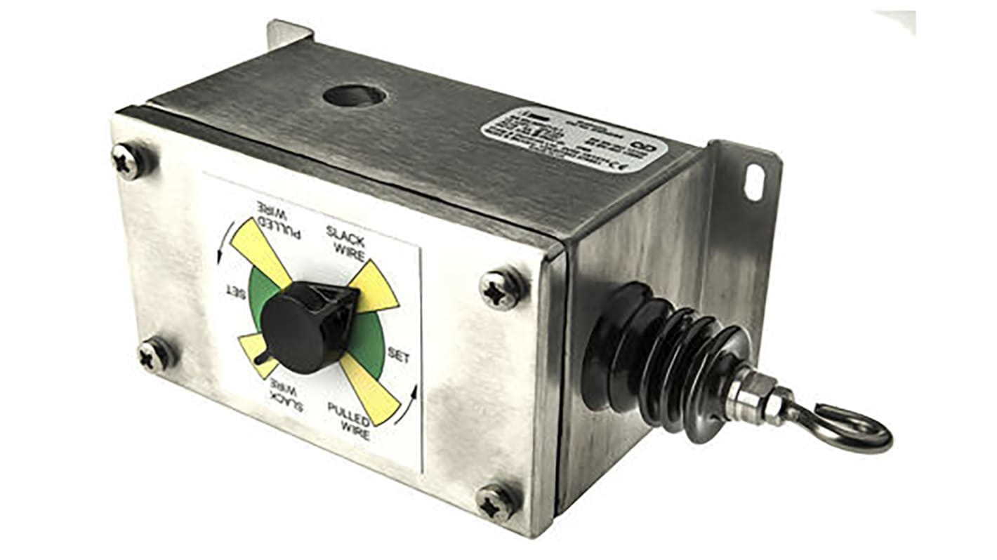 Interruptor por tirón de cable Craig & Derricott GWN, 2 NA / 2 NC, 6A, IP65, para cable hasta 100m