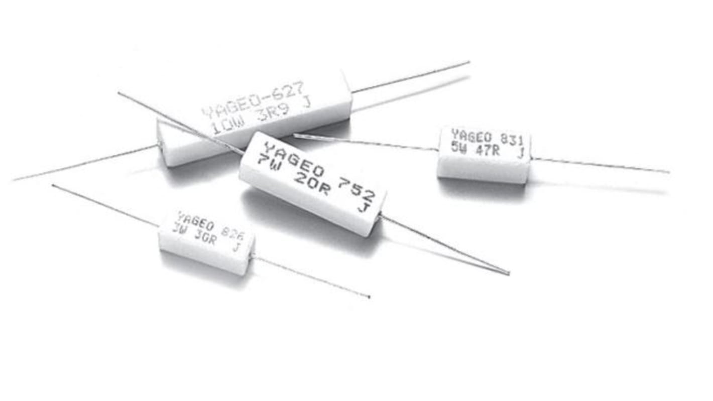 Yageo リード線形抵抗器 10W 33Ω 5%, SQP10AJB-33R
