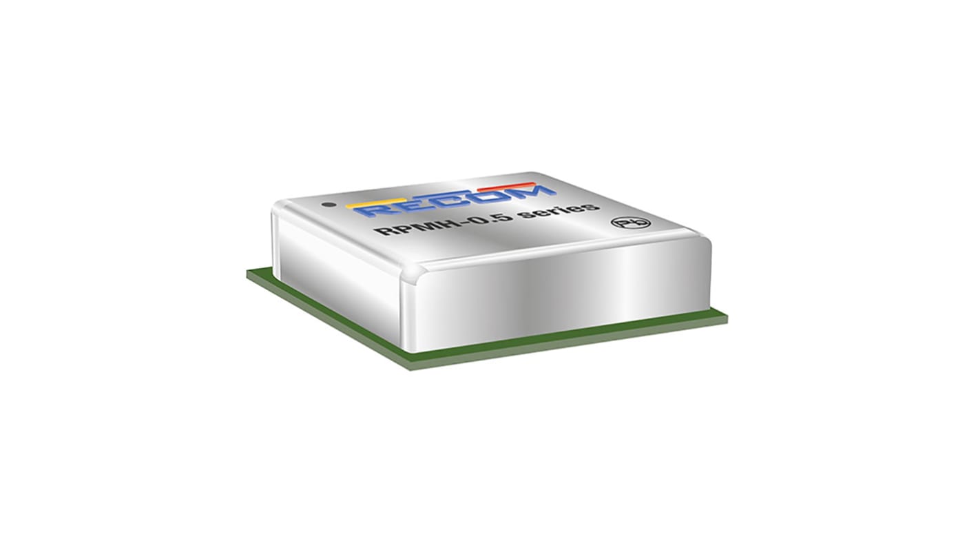 Recom RPMH-0.5 DC-DC Converter, 5V dc/ 500mA Output, 6 → 65 V dc Input, 2.5W, Surface Mount, +105°C Max Temp