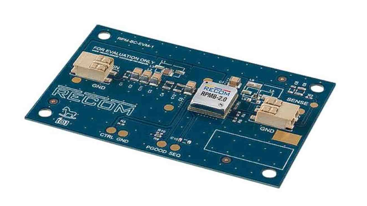 Recom 評価ボード, Shield, 電源モジュール, 高静電容量負荷：最大 0.2 f 用, RPMB15-2.0-EVM-1