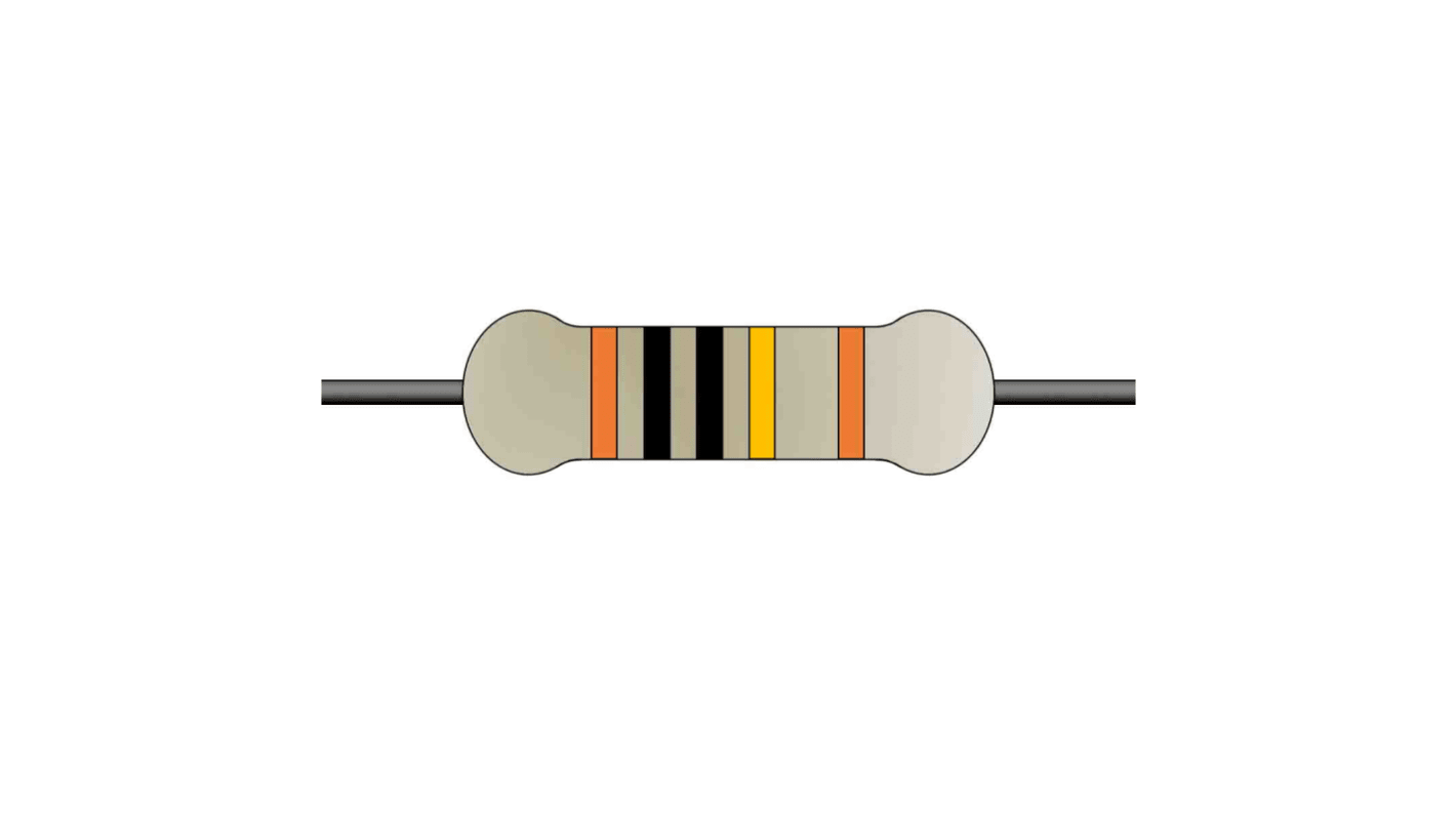 Yageo 100kΩ Metal Film Fixed Resistor 0.5W ±1% MFR50SFTE52-100K