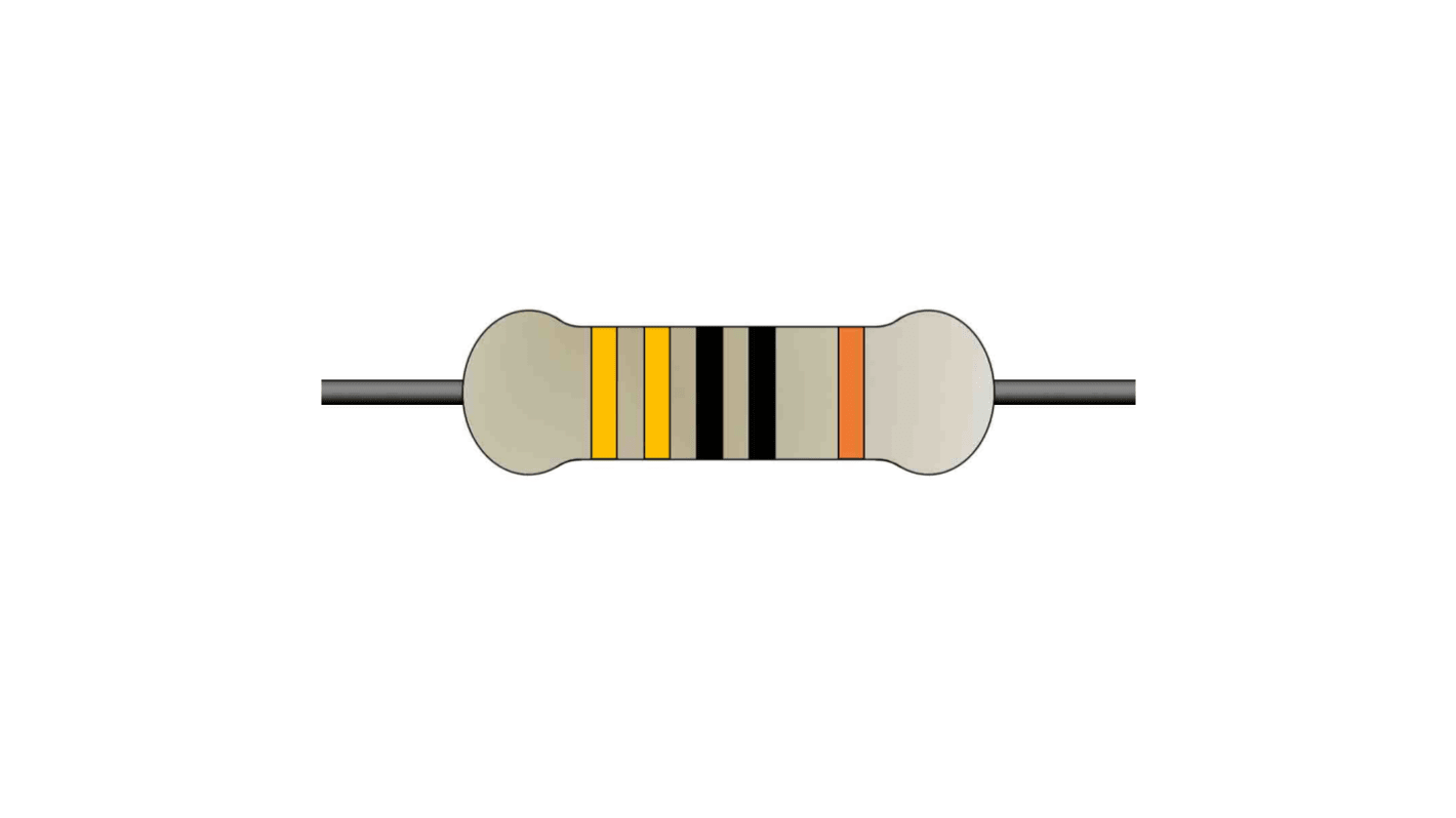 Yageo 330Ω Metal Film Fixed Resistor 0.5W ±1% MFR50SFTE52-330R