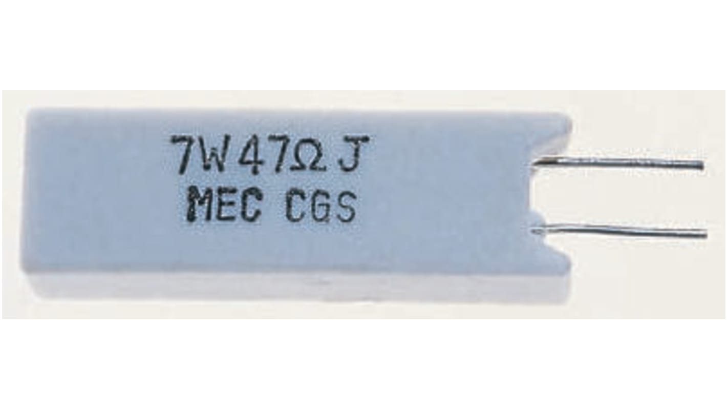 TE Connectivity 绕线电阻, 68Ω, 7W, ±5%容差, ±300ppm/°C, SQM7系列