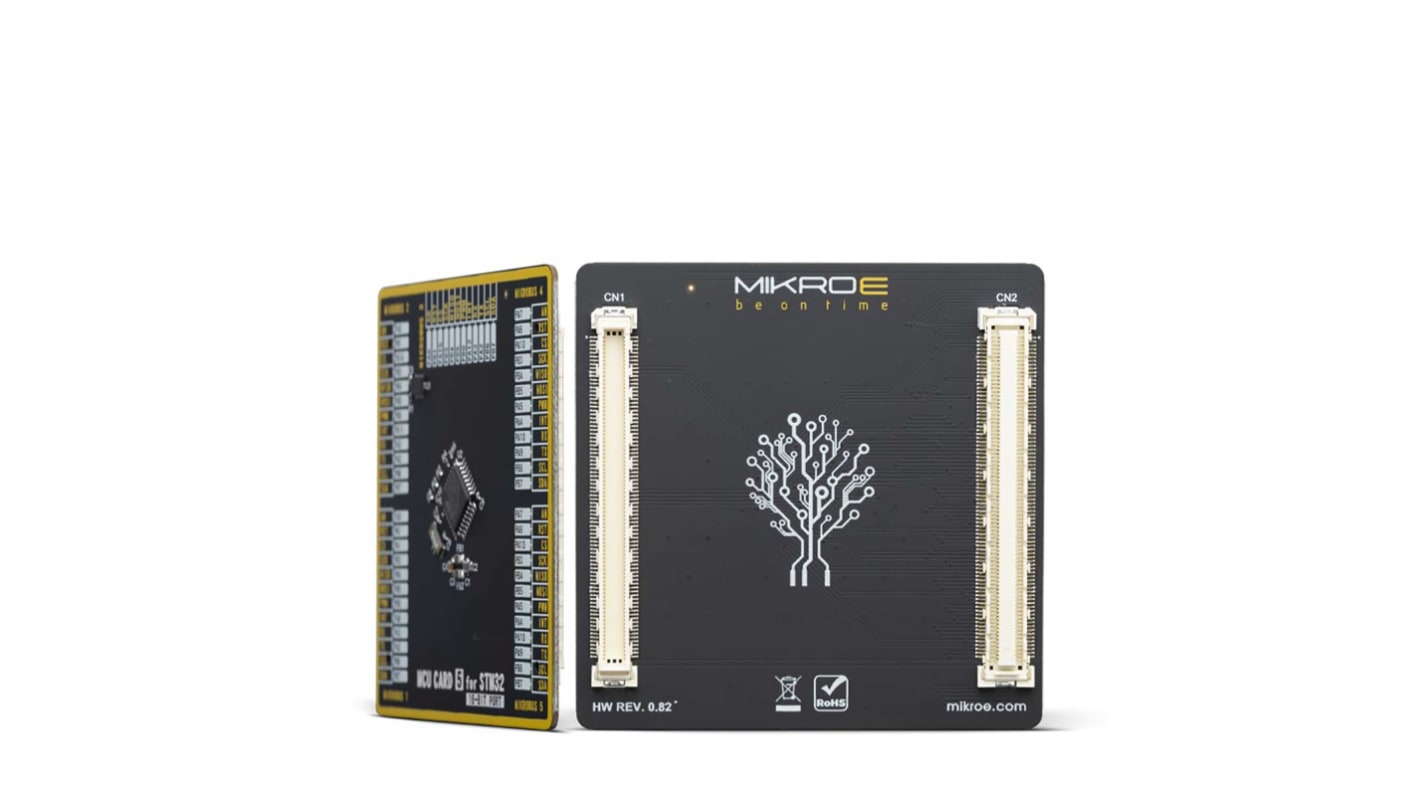 MikroElektronika マイクロコントローラ開発キット, アドオンボード, MCU CARD 5 FOR STM32, 32ビットMCU, MIKROE-3730