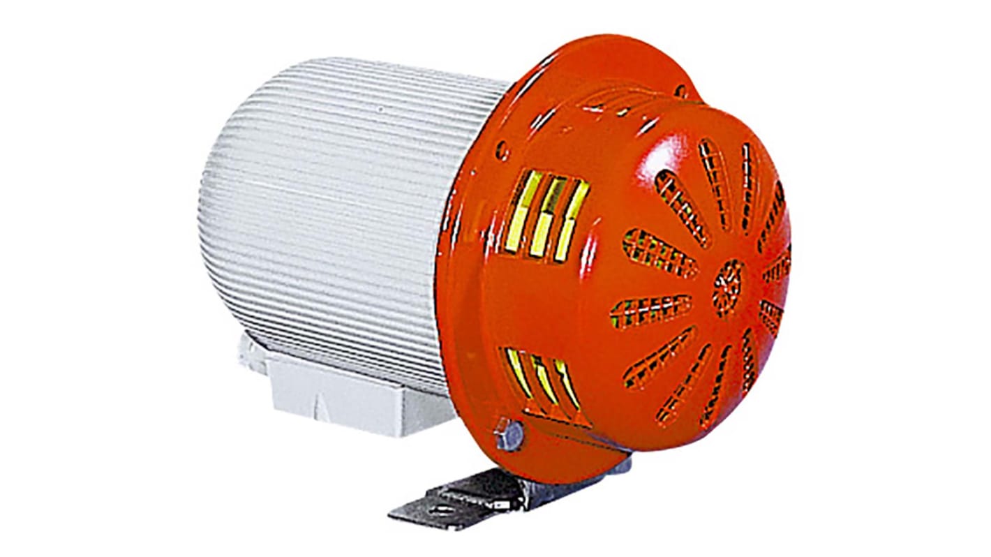 RS PRO Siren, 240 V ac, 114dB at 1 m, AC, DC, Single-Tone