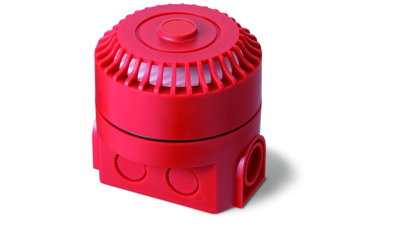 Sirena electrónica RS PRO, 24 V, 114dB @ 1 m, IP44