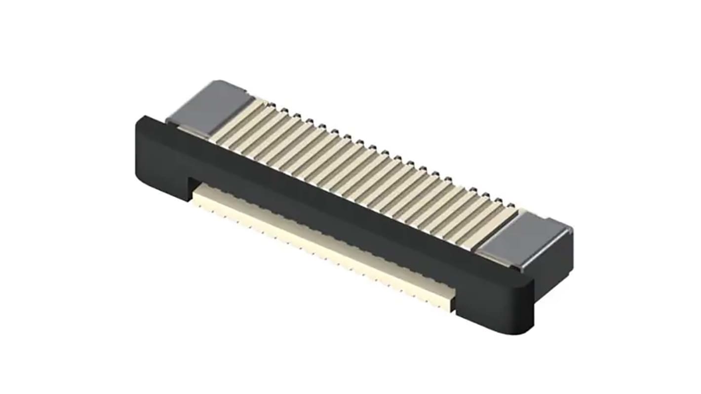Connecteur bord de carte Samtec série ZF1, Femelle Horizontal, montage SMT