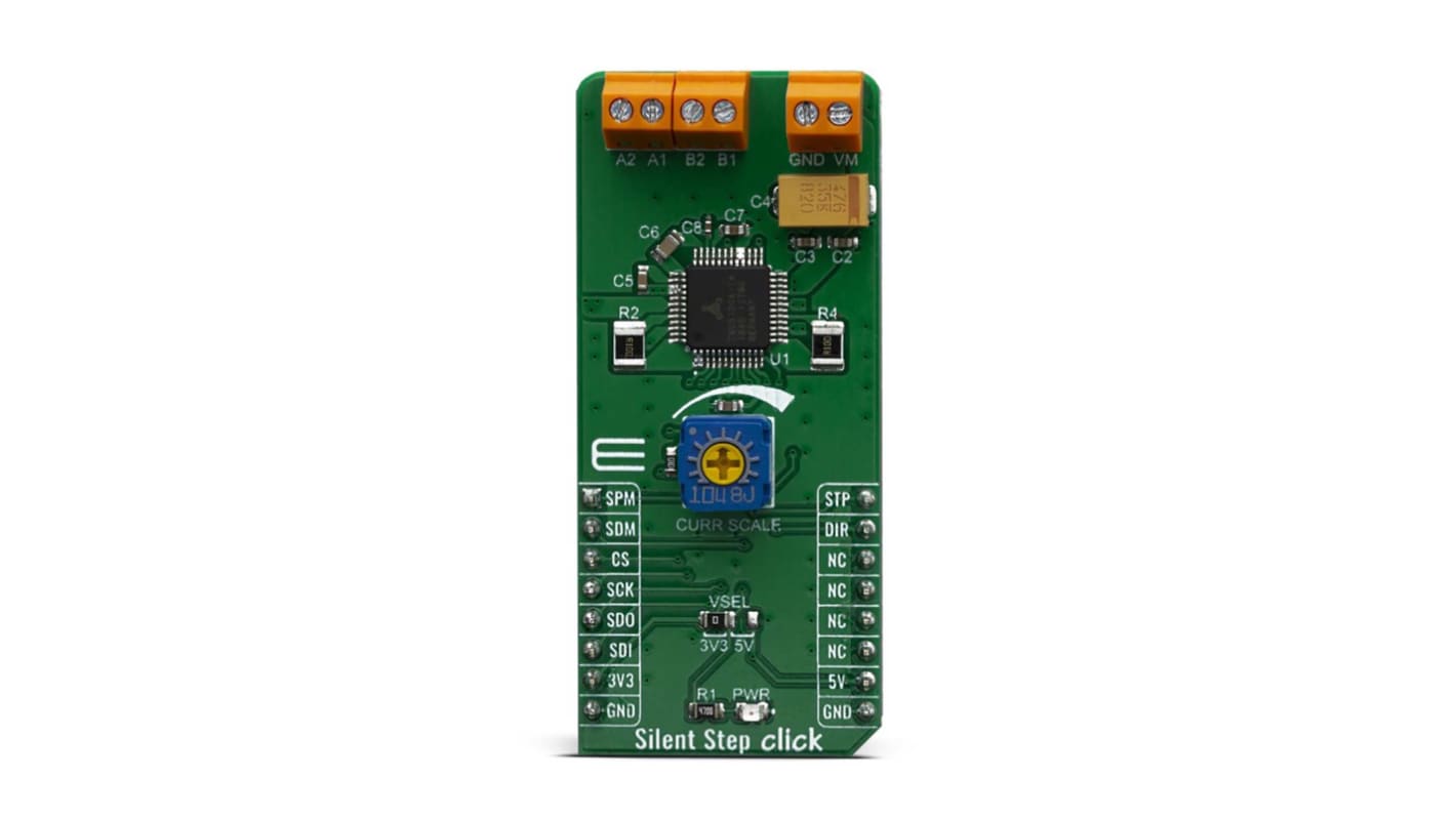 MikroElektronika Mikroe-3714 Evaluierungsbausatz, Silent Step Click