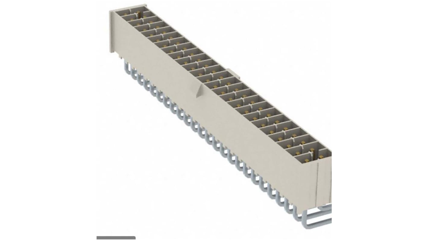 Samtec IPL1 Series Right Angle Through Hole PCB Header, 50 Contact(s), 2.54mm Pitch, 2 Row(s), Shrouded