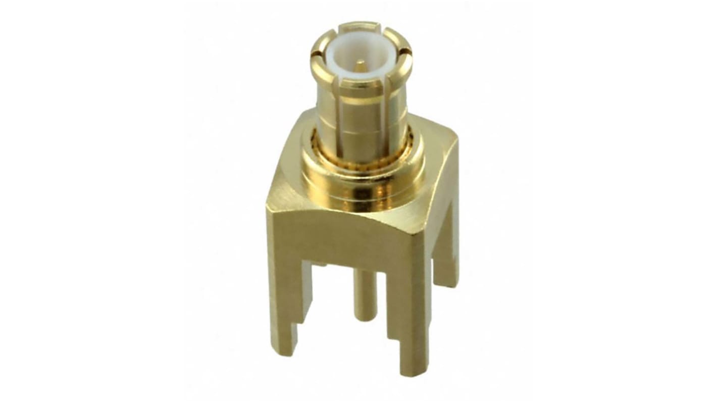 Samtec MCX Series, Plug Through Hole MCX Connector, 50Ω, Through Hole Termination, Straight Body