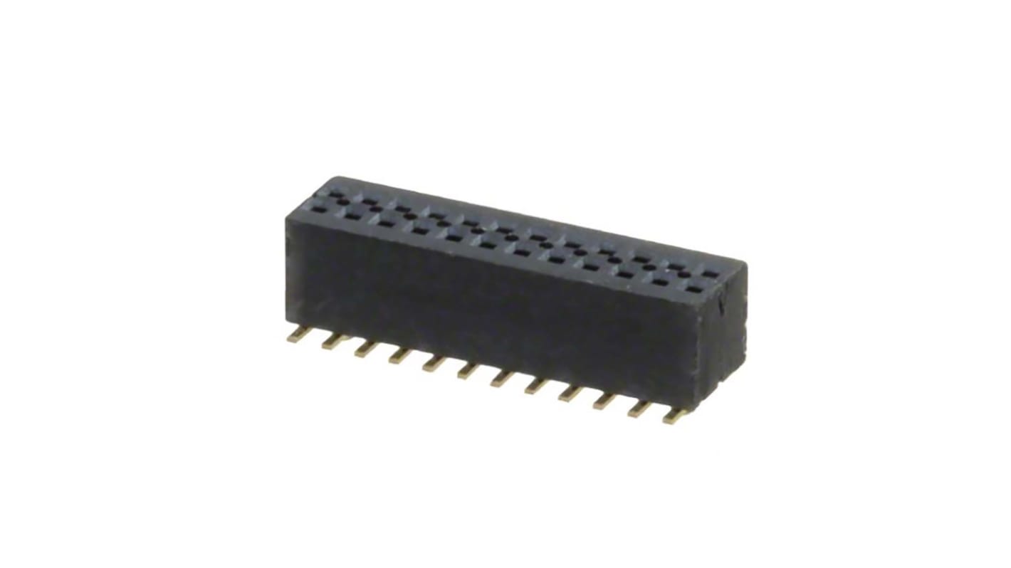 Gniazdo PCB 24 -pinowe 2 -rzędowe raster: 1mm Proste Przewlekany