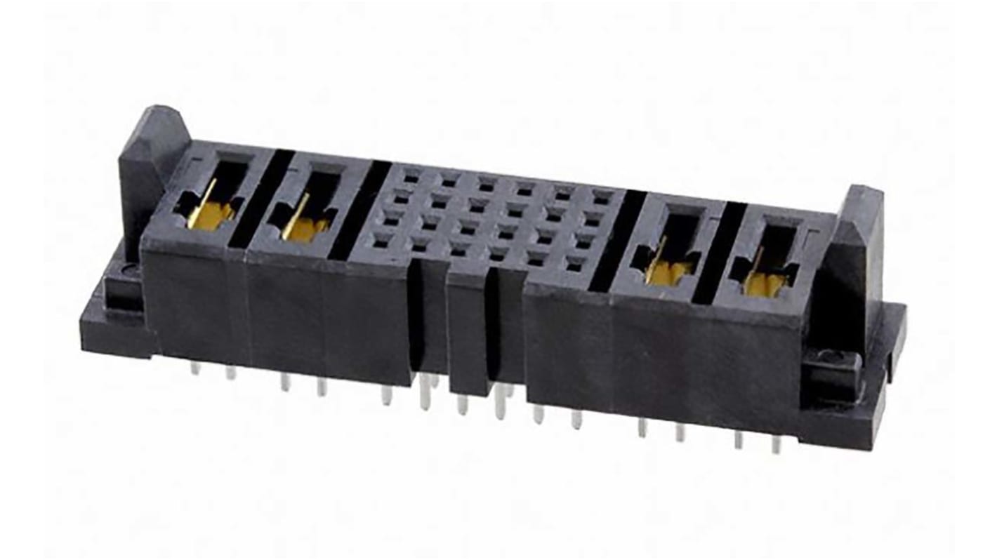 Gniazdo PCB 28 -pinowe 14 -rzędowe raster: 2mm Zasilanie płytki Proste Przewlekany
