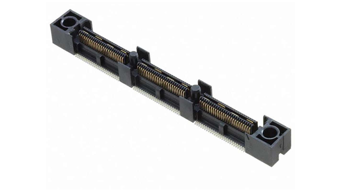 Samtec QFS Series Straight Through Hole Mount PCB Socket, 156-Contact, 2-Row, 0.635mm Pitch