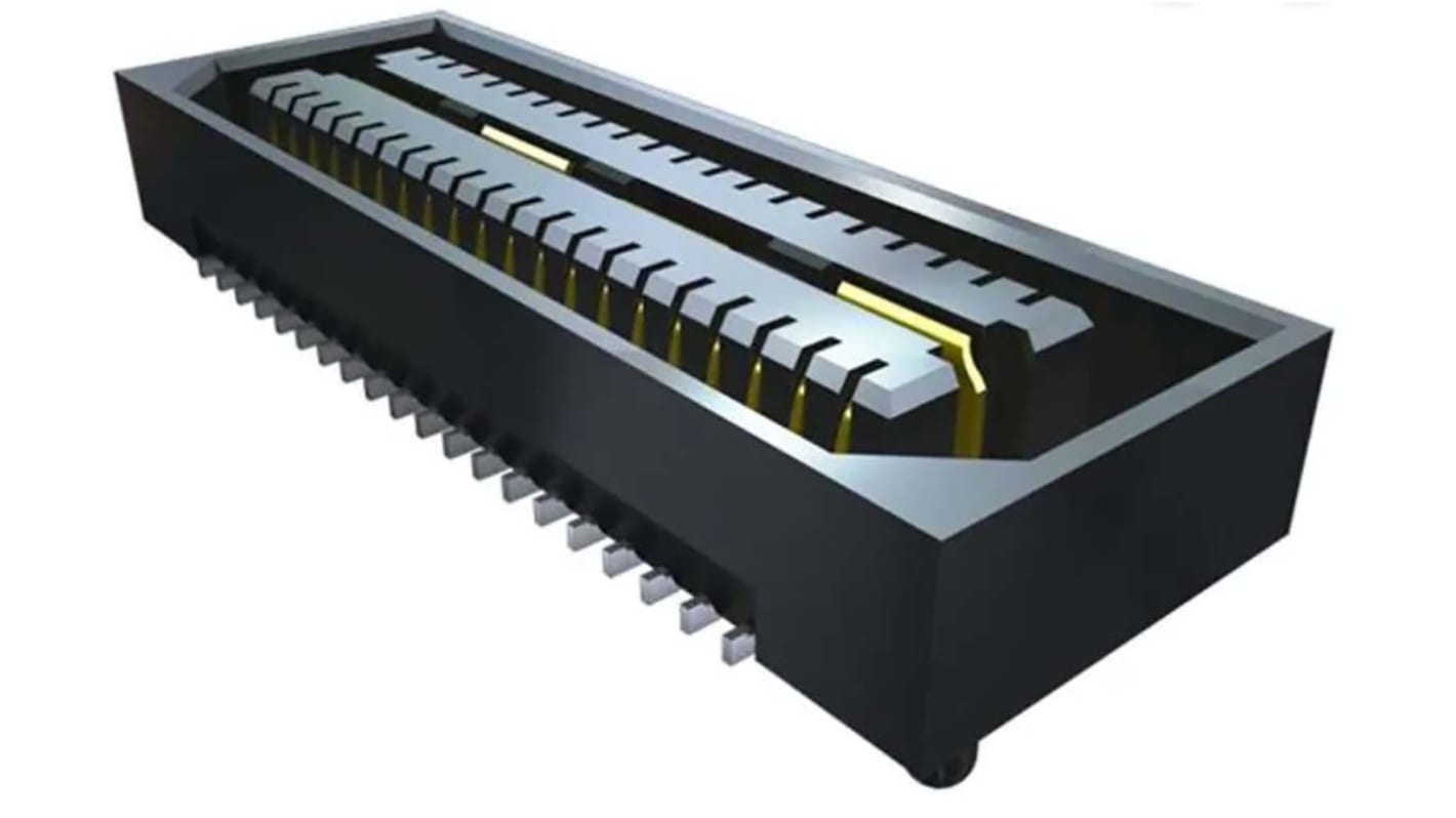 Samtec 基板接続用ソケット, 40 Pin 2 列 0.88mm ピッチ 表面実装