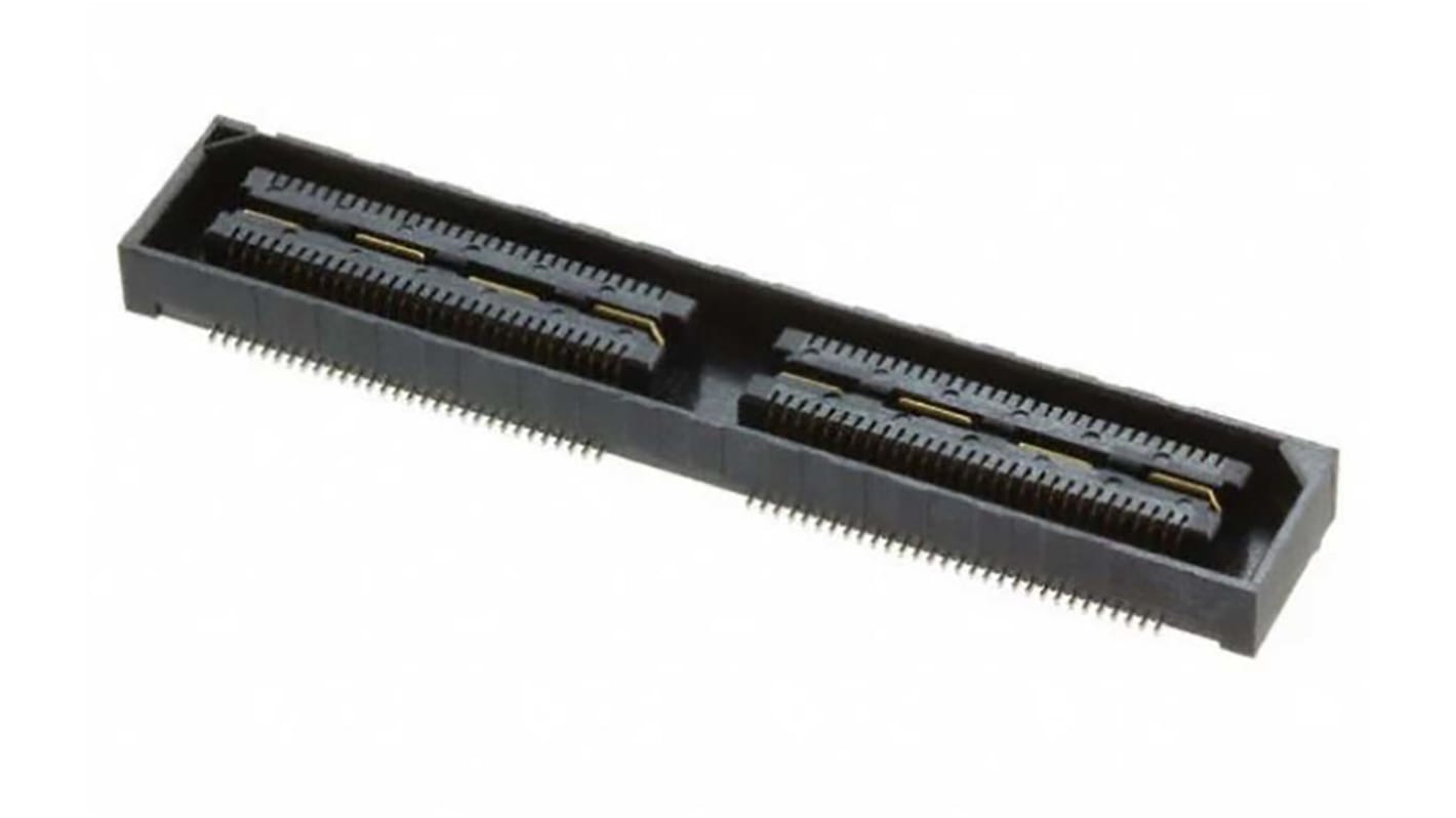 Samtec 基板接続用ソケット, 120 Pin 2 列 0.55mm ピッチ スルーホール実装