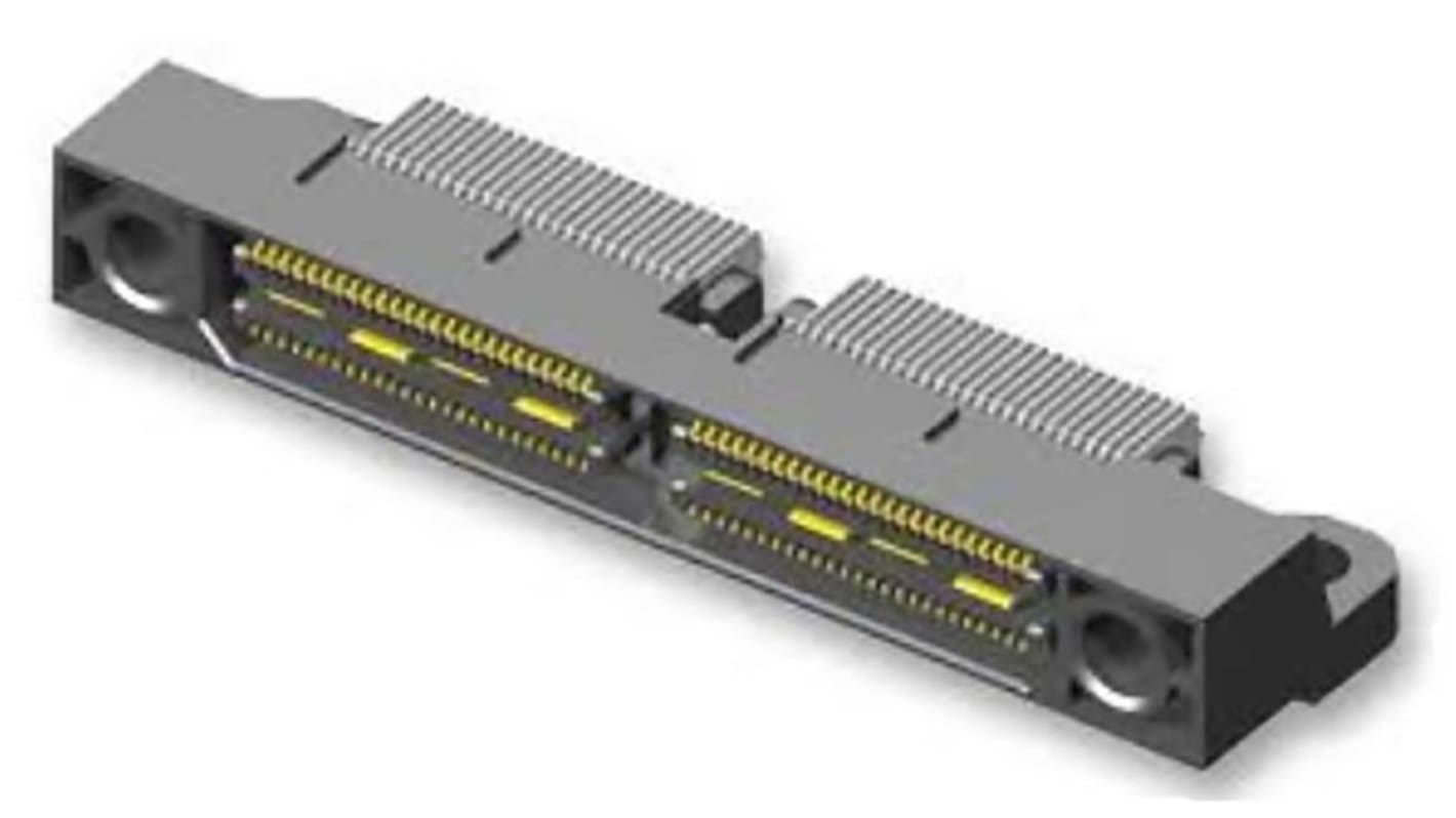 Connecteur femelle pour CI, 100 contacts, 2 rangées, 0.635mm, Montage en surface, Droit