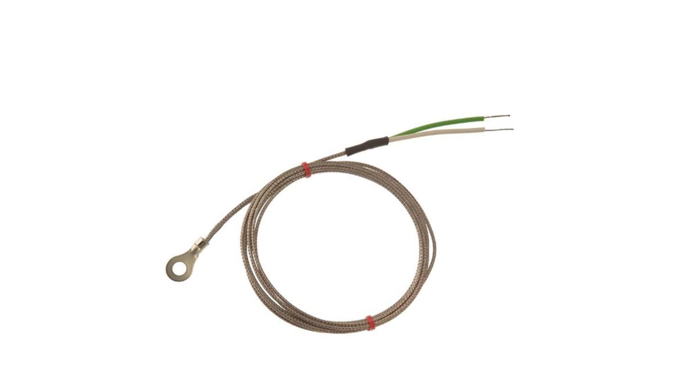 RS PRO Type K Washer Thermocouple 2m Length, 3.5mm Diameter → +350°C