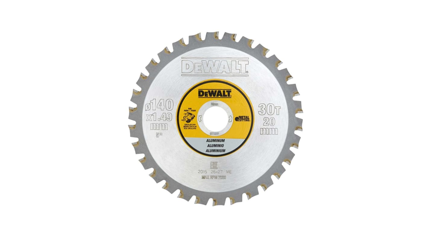 DeWALT Wolframcarbid Kreissägeblatt, Ø 140mm