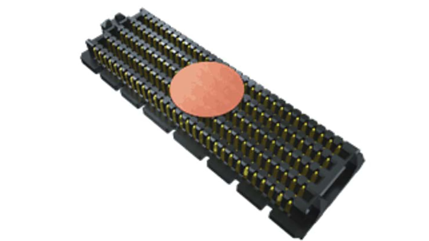 Samtec SEAM Series Straight PCB Header, 400 Contact(s), 1.27mm Pitch, 10 Row(s), Shrouded