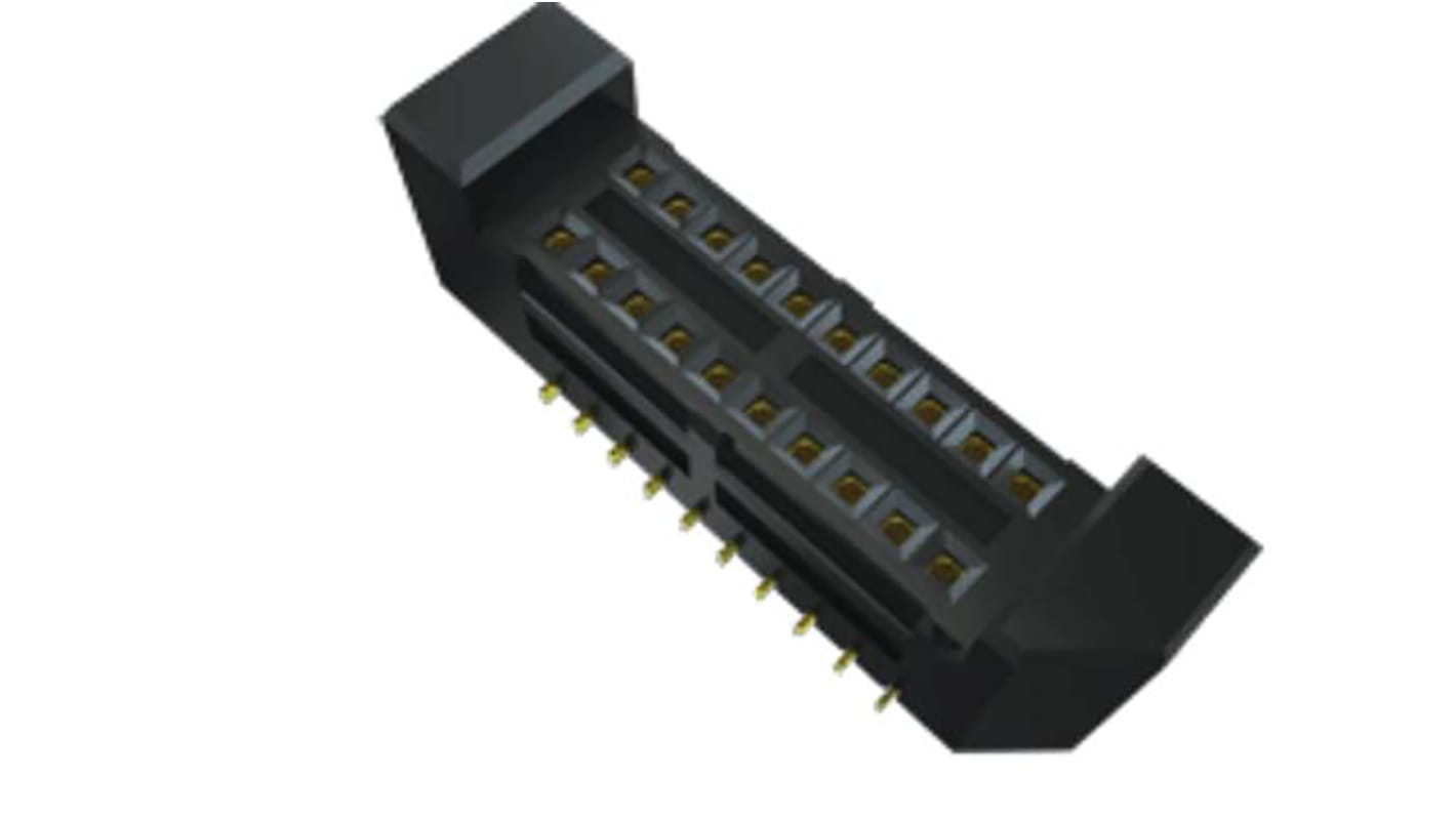 Samtec SEM Series Straight Surface Mount PCB Socket, 50-Contact, 2-Row, 0.8mm Pitch, Solder Termination